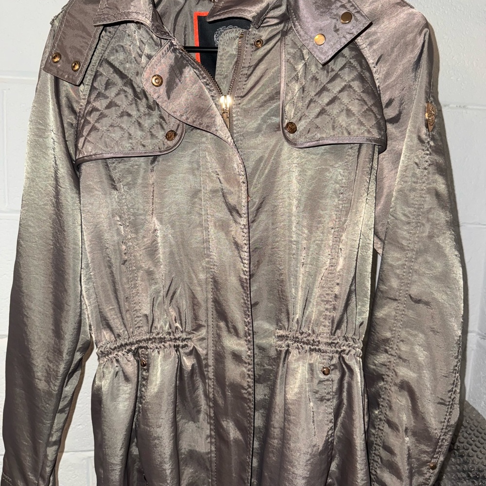 Vince Camuto Metallic Utility Jacket